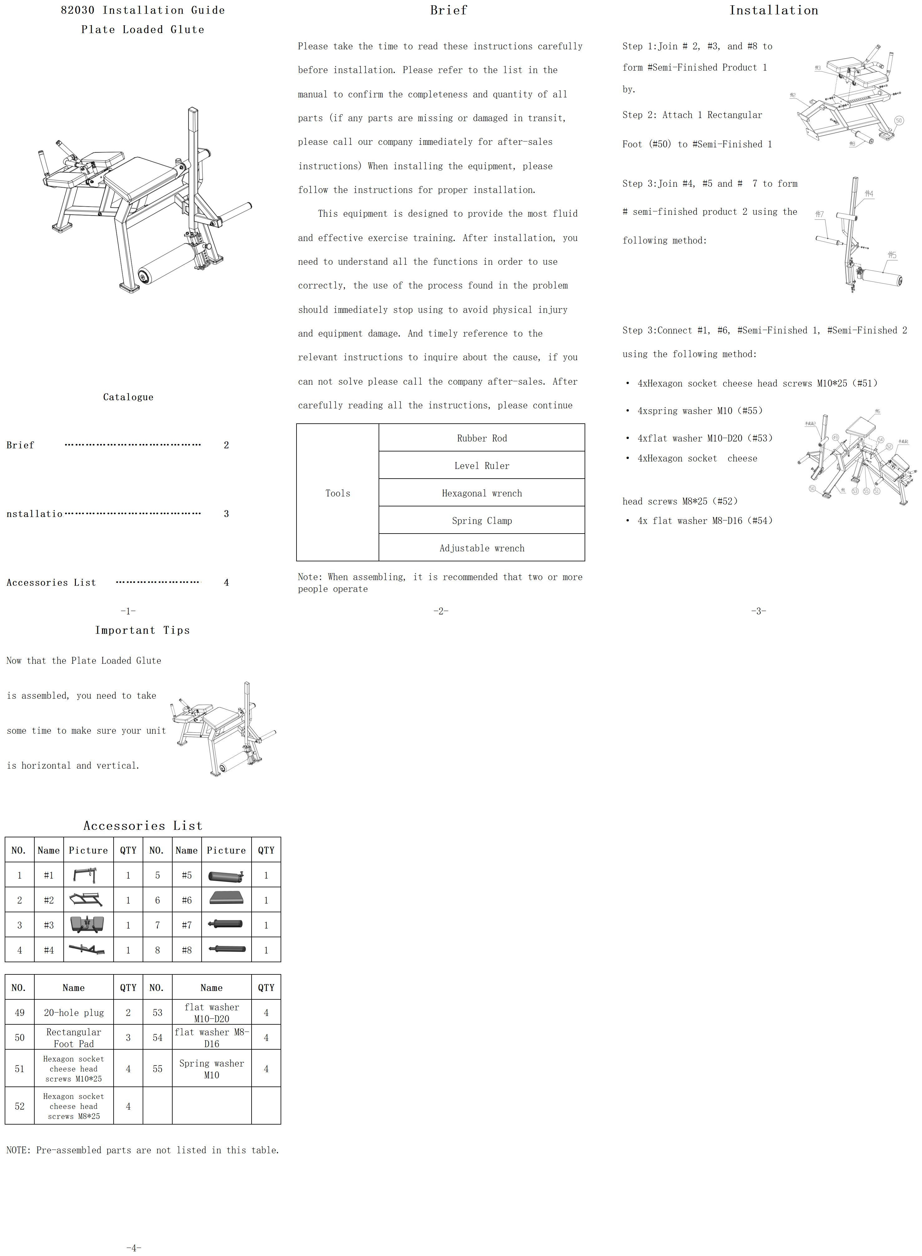 Plate Loaded Glute 3