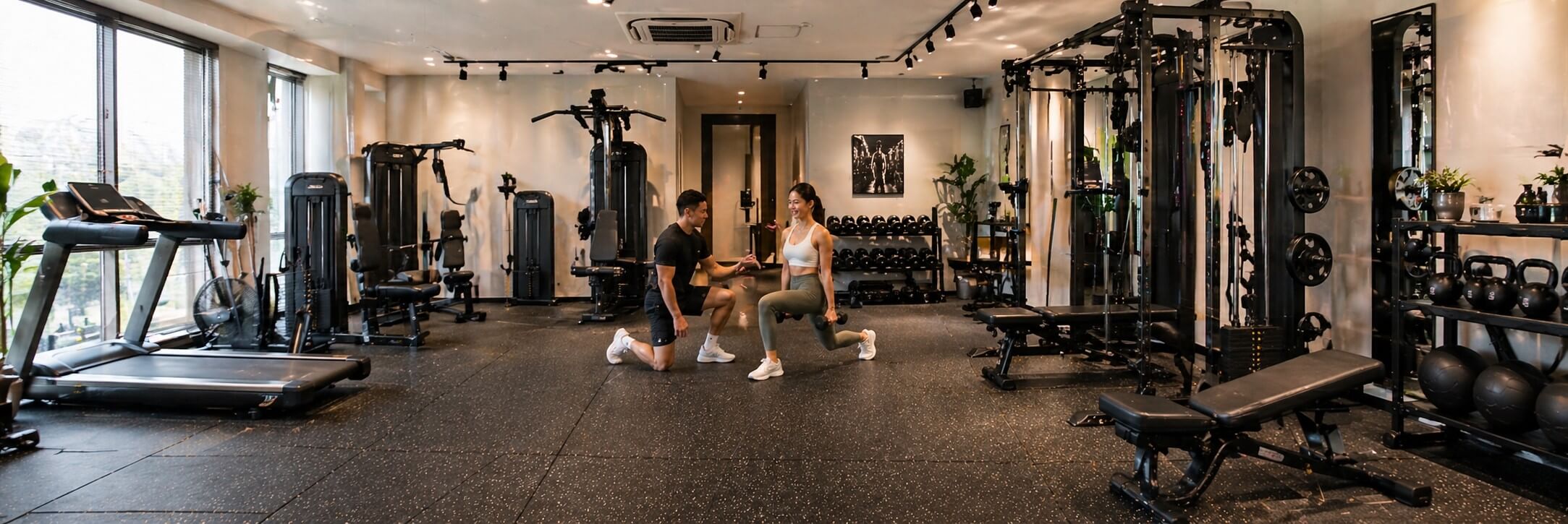 Small Personal Training Studio Strength Training Area