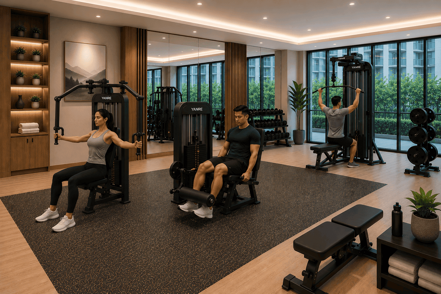 Request Gym Rental Gym Equipment Manufacturer For High-End Long-Term Rental Apartments ...