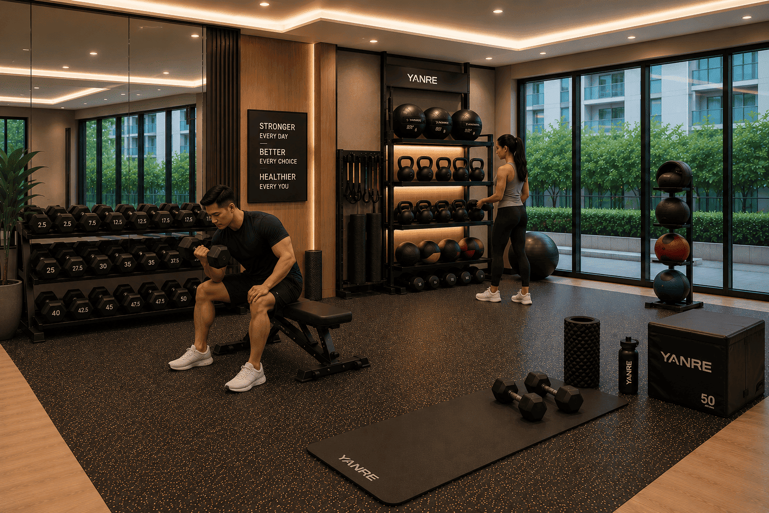 Gym Equipment Manufacturer For High-End Long-Term Rental Apartments ...