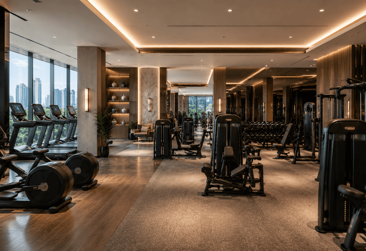Luxury Hotel Fitness Room