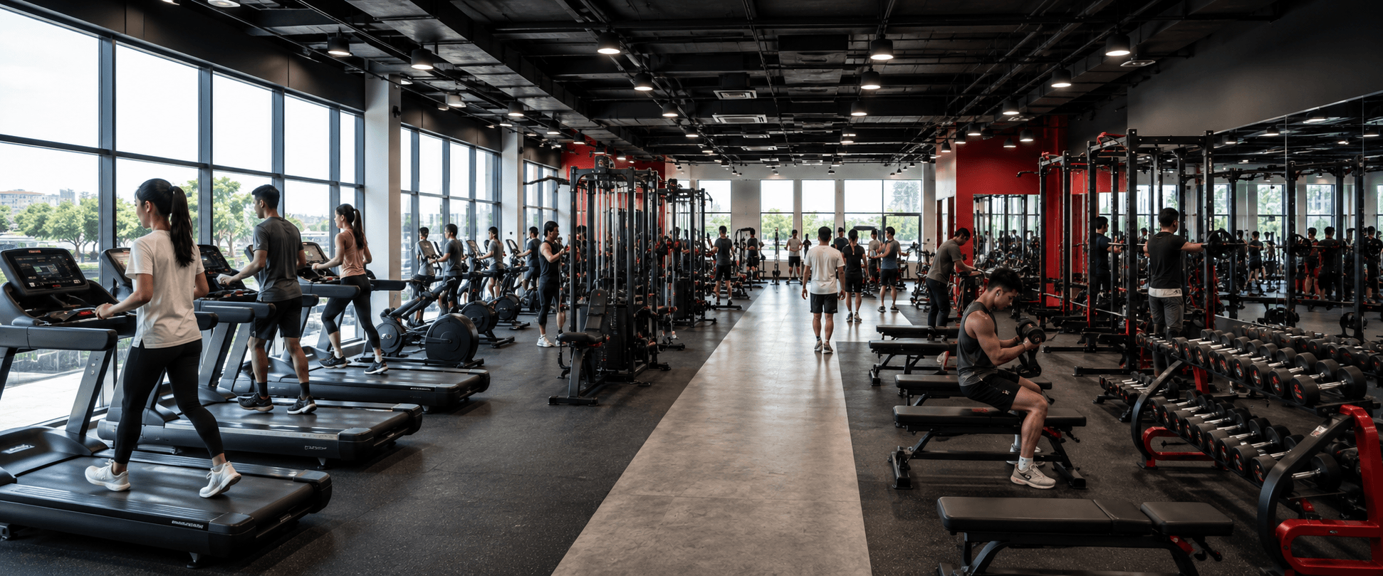 Sports Activity Center Public Training Environment