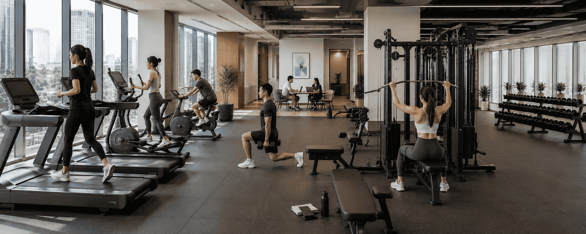 Gym Equipment Manufacturer For Coworking Space Fitness Area - YR Fitness