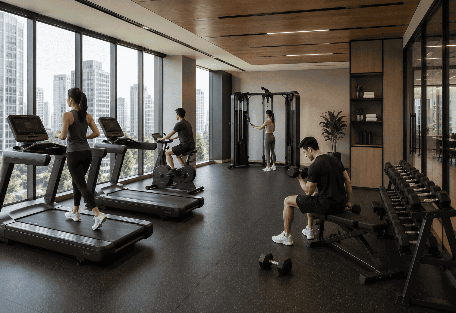 Gym Equipment Manufacturer For Coworking Space Fitness Area - YR Fitness