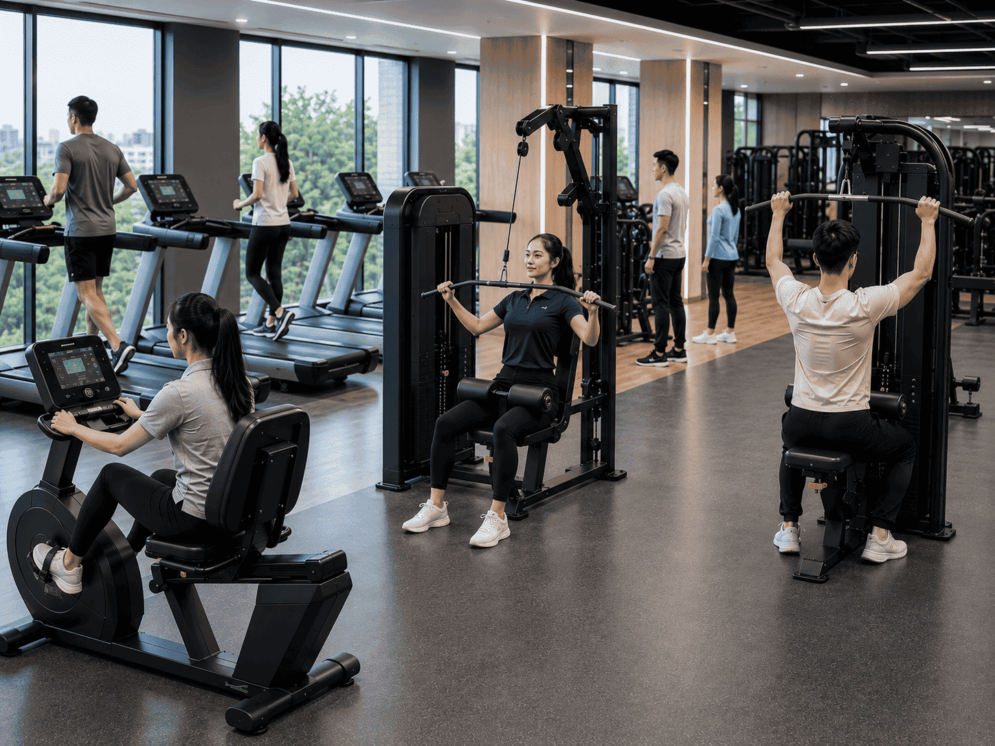 Theme Park And Resort Staff Gym Equipment Layout