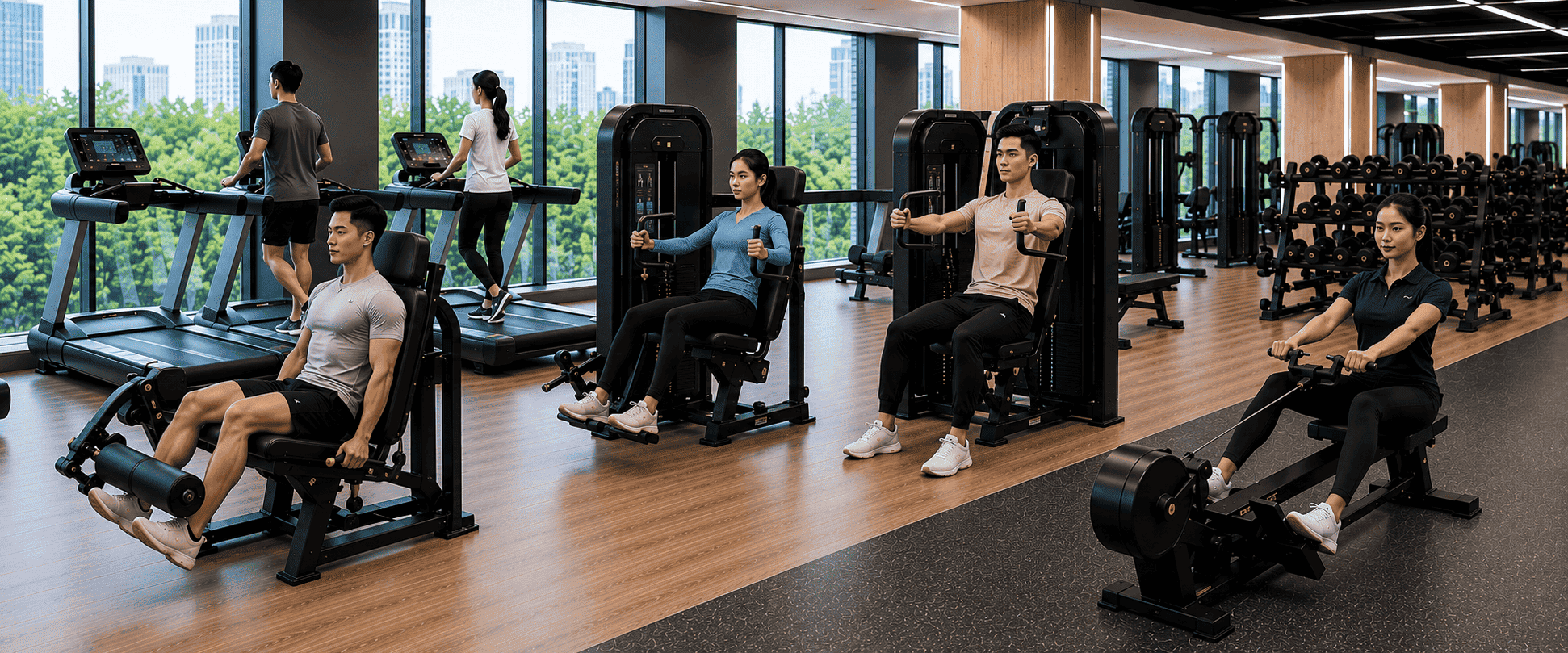 Resort Staff Gym Equipment Supporting Daily Employee Wellness Operations