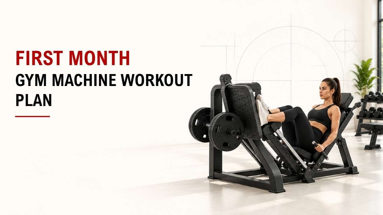 First Month Gym Machine Workout Plan 1