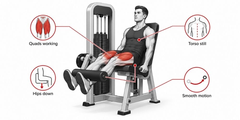 How To Use A Leg Extension Machine 7 How To Use A Leg Extension Machine 7