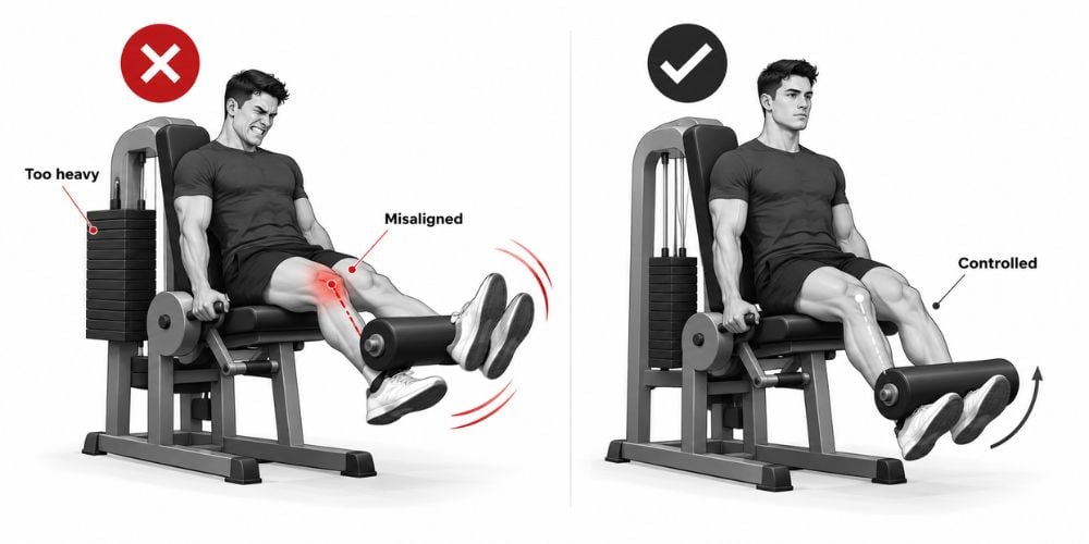 How To Use A Leg Extension Machine 9 How To Use A Leg Extension Machine 9