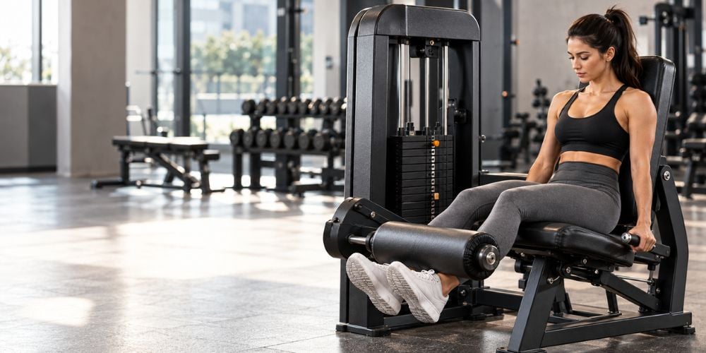 How To Use A Seated Leg Curl Machine 2 How To Use A Seated Leg Curl Machine 2