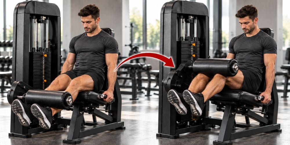 How To Use A Seated Leg Curl Machine 6 How To Use A Seated Leg Curl Machine 6