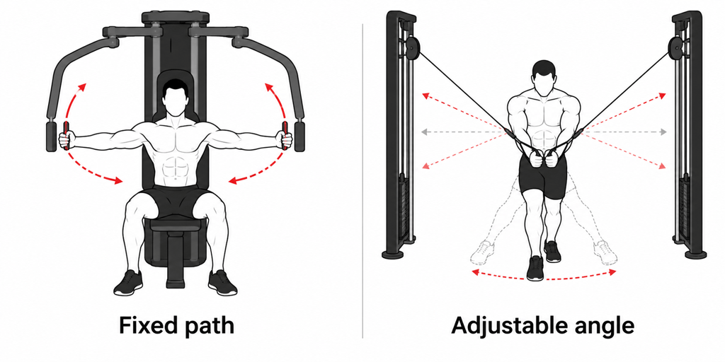 Pec Deck Vs Cable Fly: What Is The Difference? 5 Pec Deck Vs Cable Fly: What Is The Difference? 5