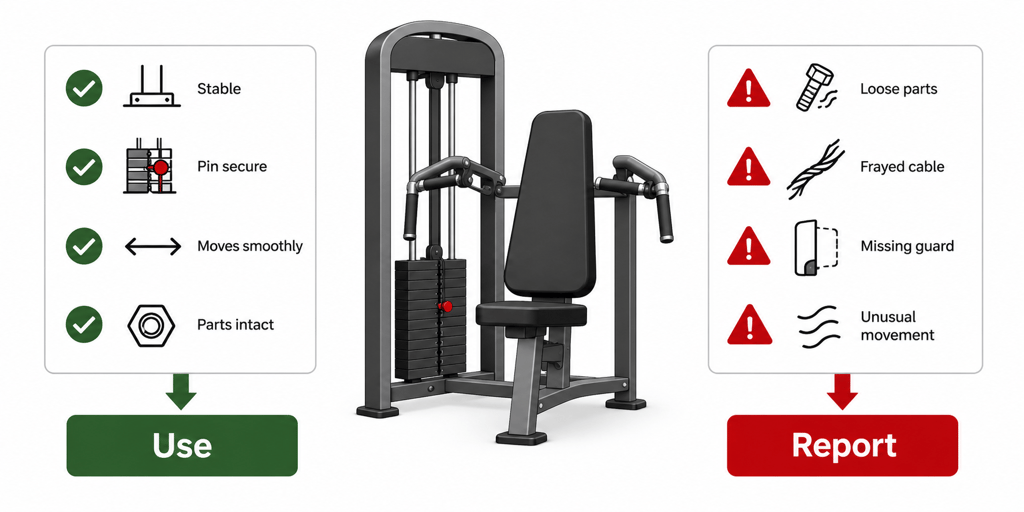 How To Check Strength Machines Before Member Use 9 How To Check Strength Machines Before Member Use 9