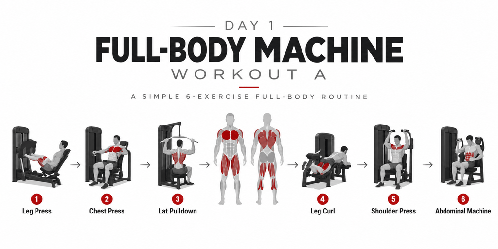 2-Day Full-Body Machine Workout Plan 3