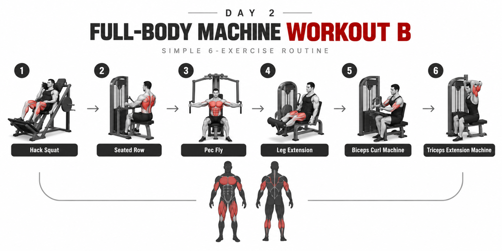 2-Day Full-Body Machine Workout Plan 5