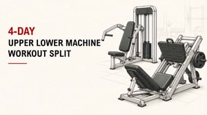 4-Day Upper Lower Machine Workout Split 10