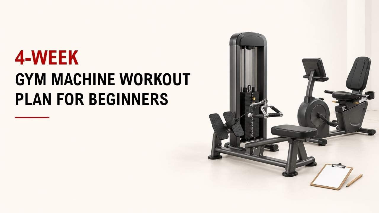 4-Week Gym Machine Workout Plan For Beginners 1