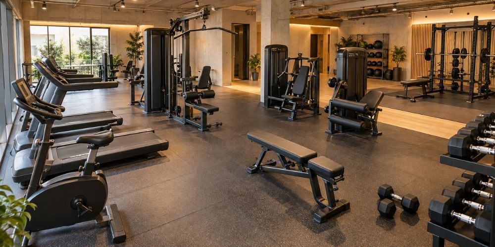 How Much Gym Equipment Fits In 100 Square Meters? 3