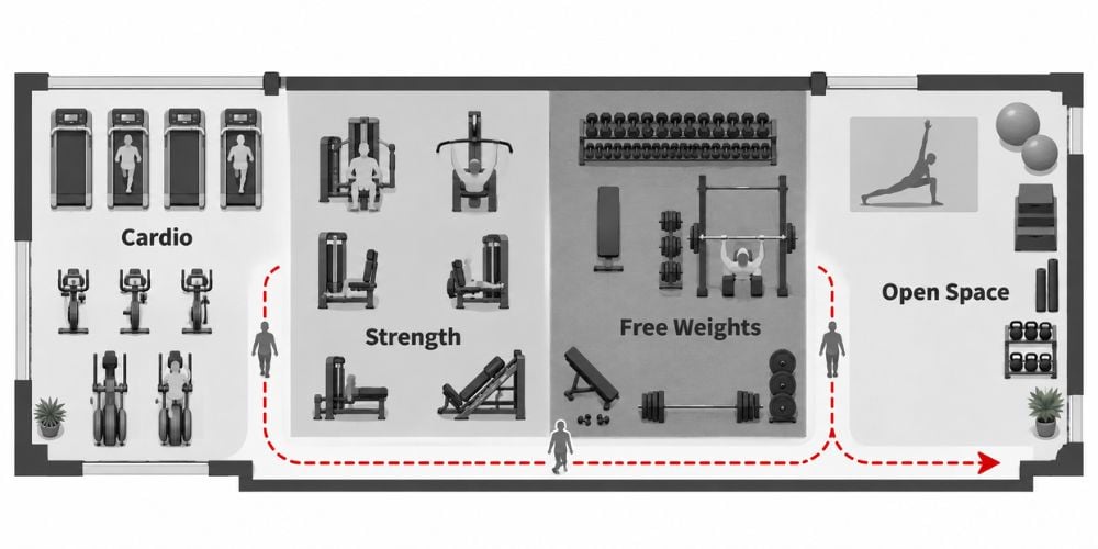 How Much Gym Equipment Fits In 100 Square Meters? 7