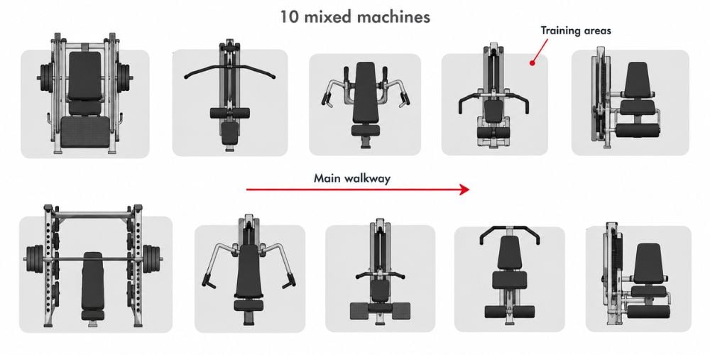 How Much Space Should You Reserve For Each Strength Machine? 7 How Much Space Should You Reserve For Each Strength Machine? 7