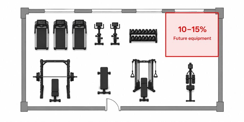 How Much Space Should A Gym Leave For Future Equipment? 2