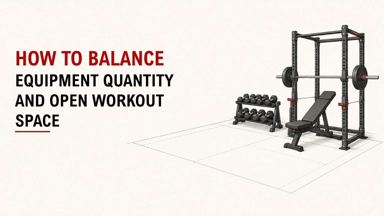 How To Balance Equipment Quantity And Open Workout Space 1