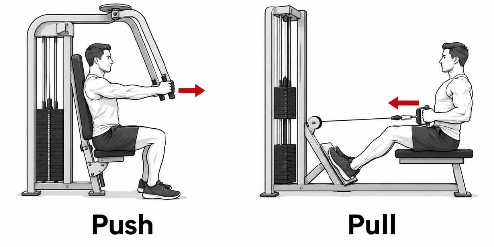 How To Balance Push And Pull Exercises In A Machine Program 4 How To Balance Push And Pull Exercises In A Machine Program 4