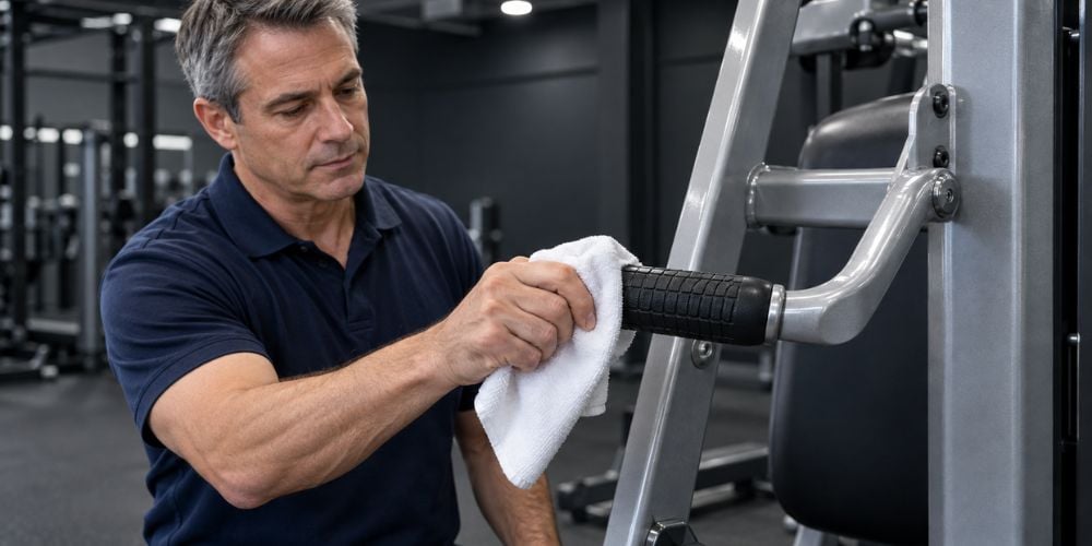 How To Clean Upholstery, Grips, And Weight Stacks 4