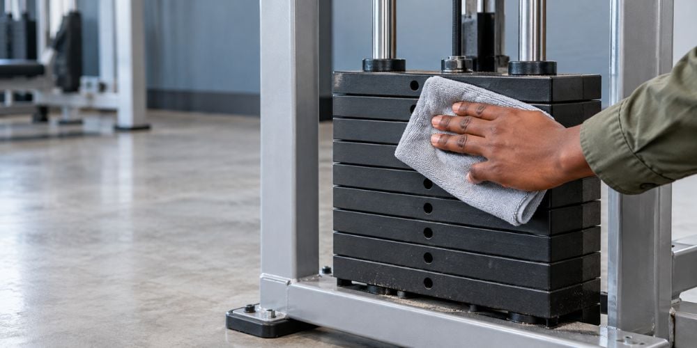 How To Clean Upholstery, Grips, And Weight Stacks 5