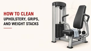 How To Clean Upholstery, Grips, And Weight Stacks 11