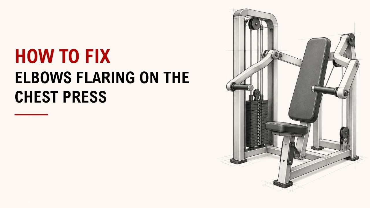 How To Fix Elbows Flaring On The Chest Press 1