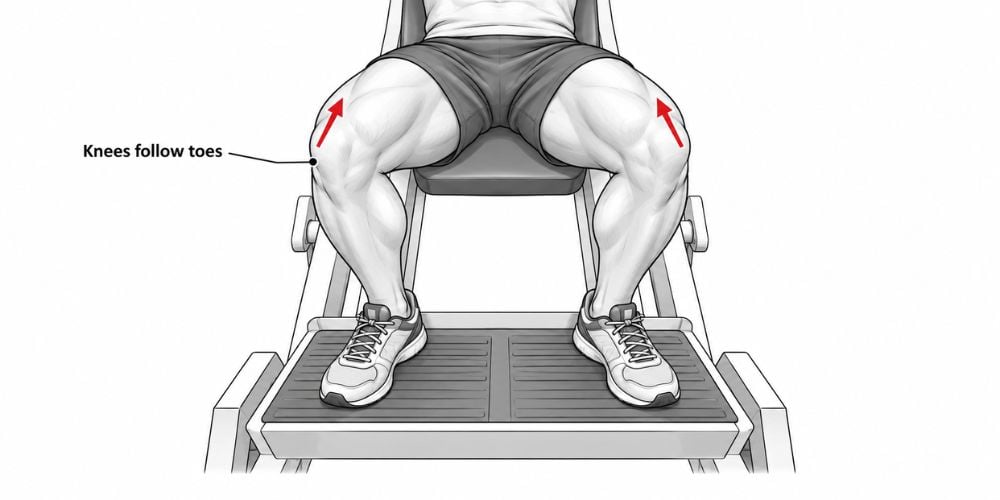 How To Fix Knees Caving In On The Leg Press 3 How To Fix Knees Caving In On The Leg Press 3