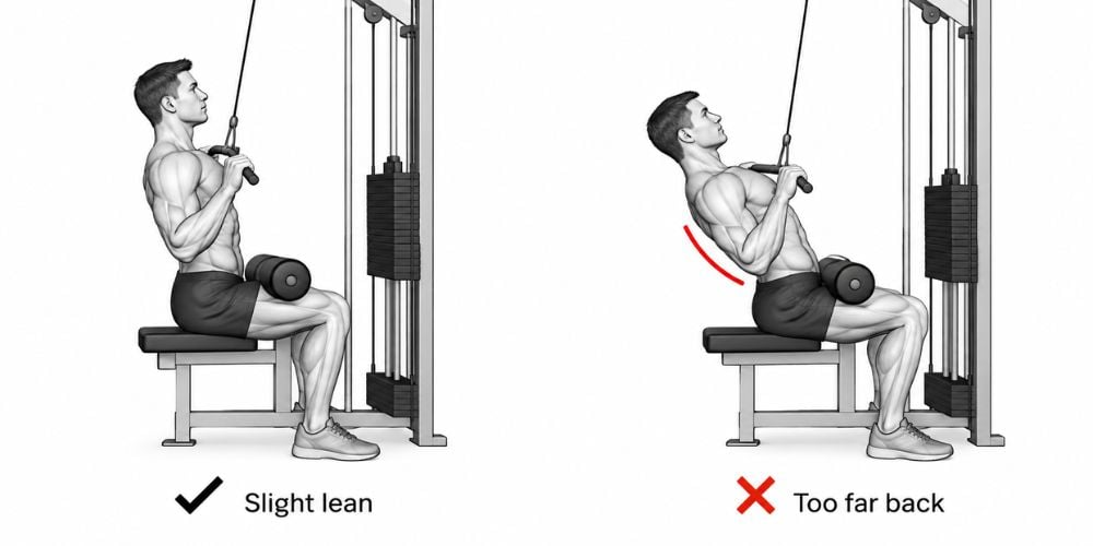 How To Fix Leaning Back During Lat Pulldowns 4 How To Fix Leaning Back During Lat Pulldowns 4