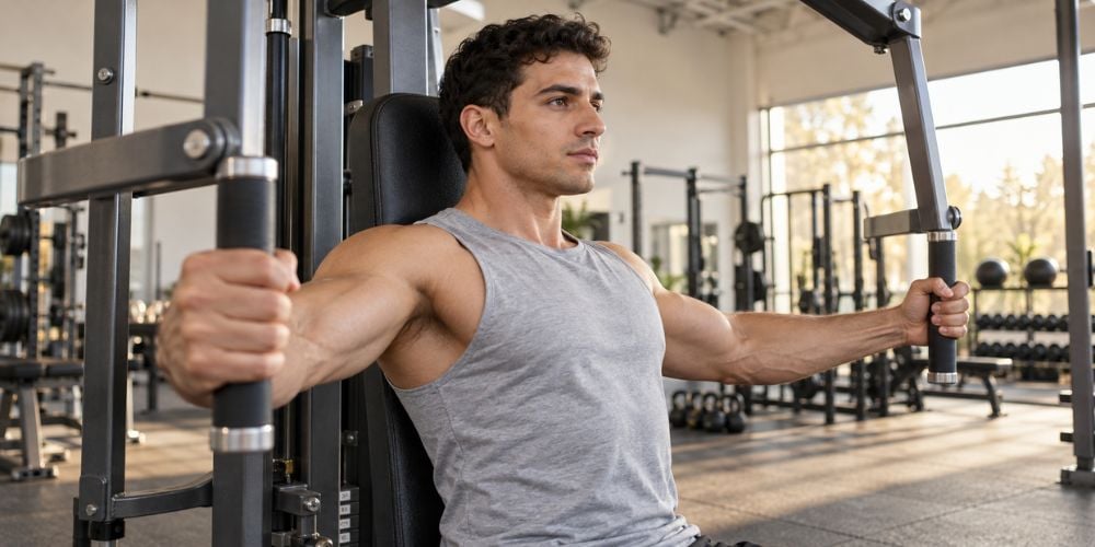 How To Fix Shoulder Rolling On The Pec Deck 6 How To Fix Shoulder Rolling On The Pec Deck 6