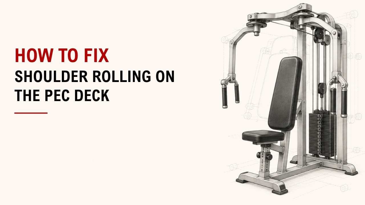 How To Fix Shoulder Rolling On The Pec Deck 1