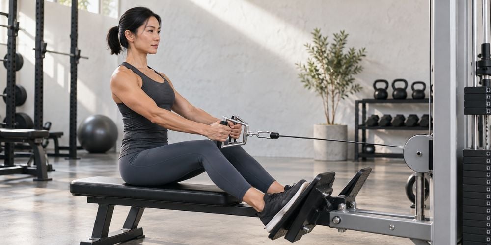 How To Fix Shrugging During Seated Rows 3