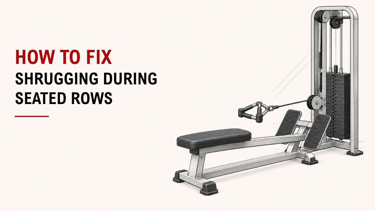 How To Fix Shrugging During Seated Rows 1