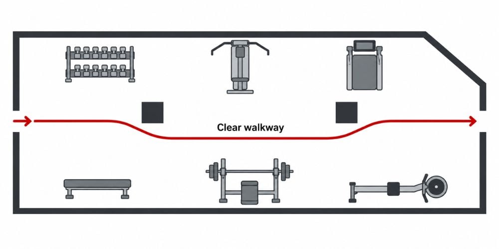 How To Plan Equipment Around Columns And Irregular Walls 4