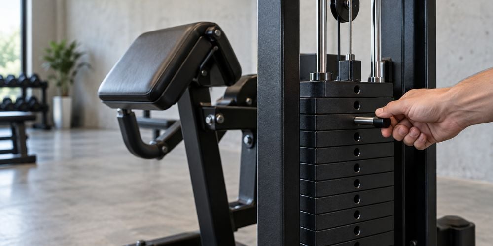 How To Stop Using Momentum On Biceps Curl Machines 2