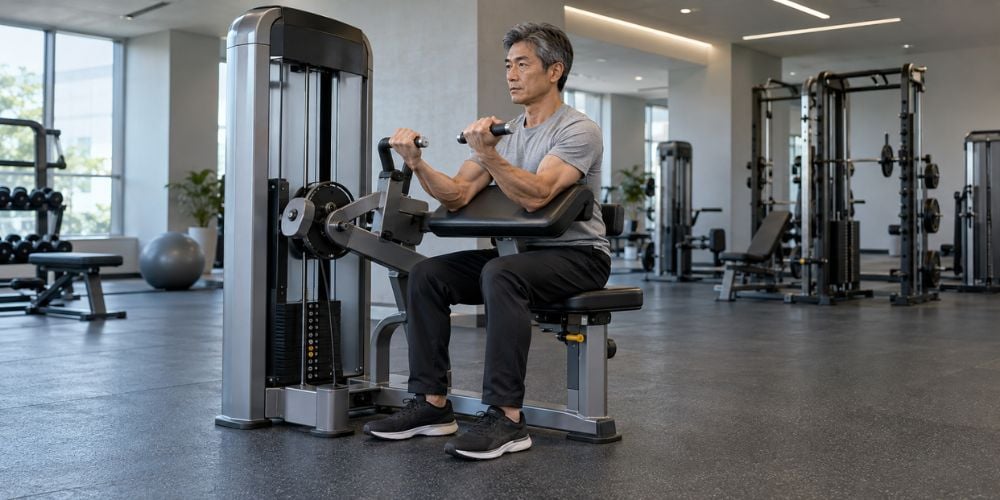 How To Stop Using Momentum On Biceps Curl Machines 4