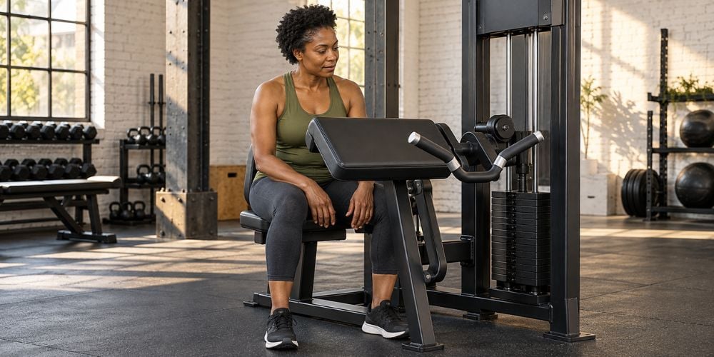 How To Stop Using Momentum On Biceps Curl Machines 6