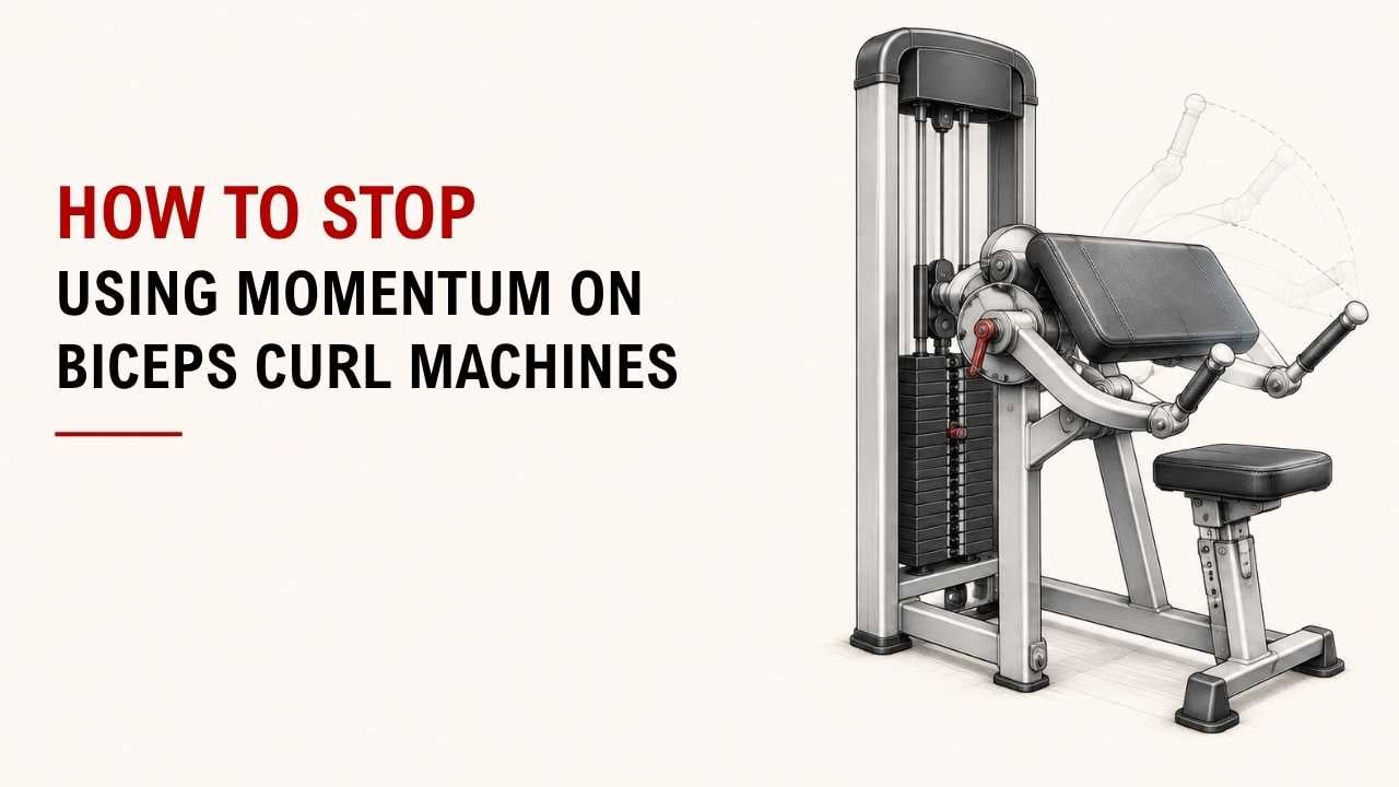 How To Stop Using Momentum On Biceps Curl Machines 1
