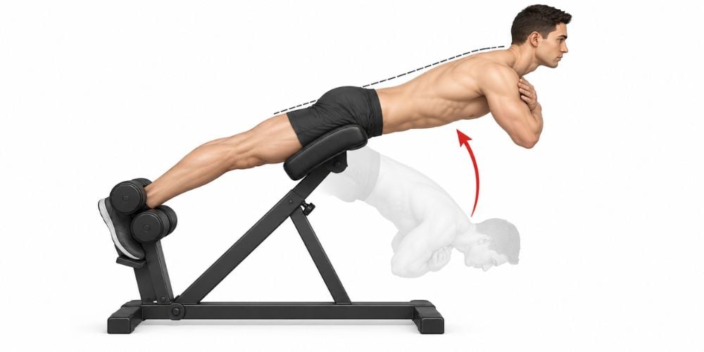 How To Use A Back Extension Machine 6