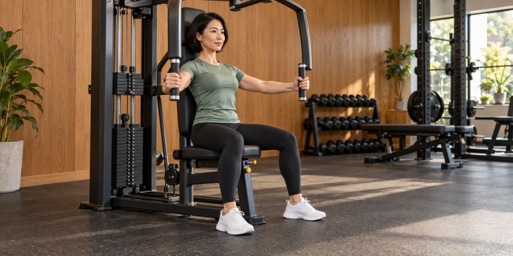 How To Use A Pec Deck Machine 4