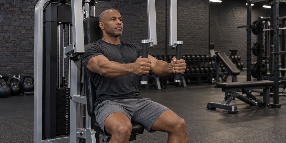 How To Use A Pec Deck Machine 6