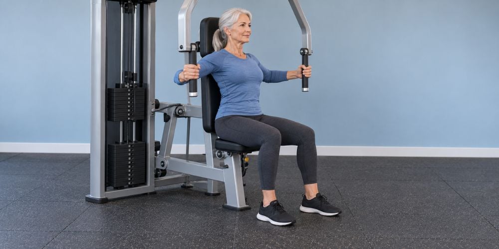How To Use A Pec Deck Machine 7