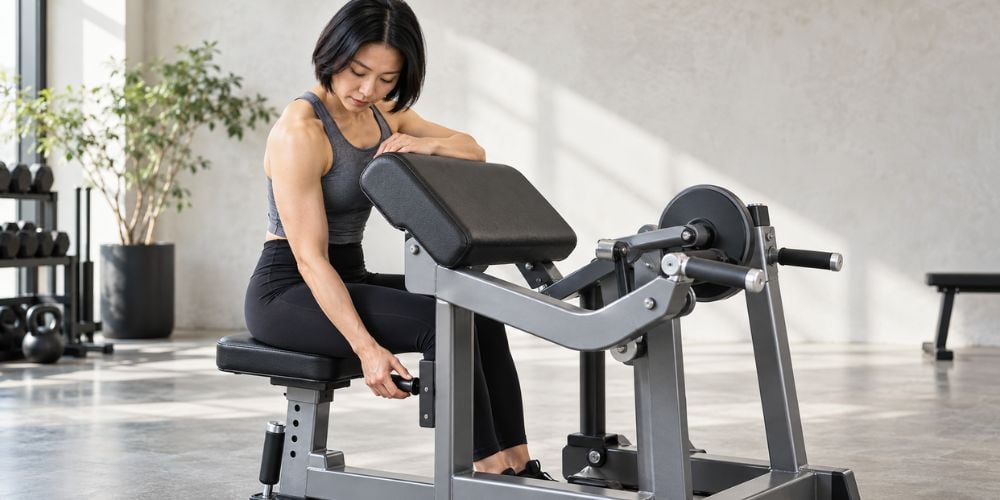 How To Use A Preacher Curl Machine 2 How To Use A Preacher Curl Machine 2