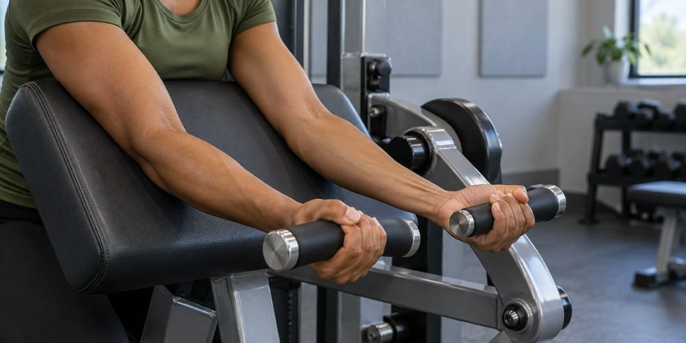 How To Use A Preacher Curl Machine 4 How To Use A Preacher Curl Machine 4