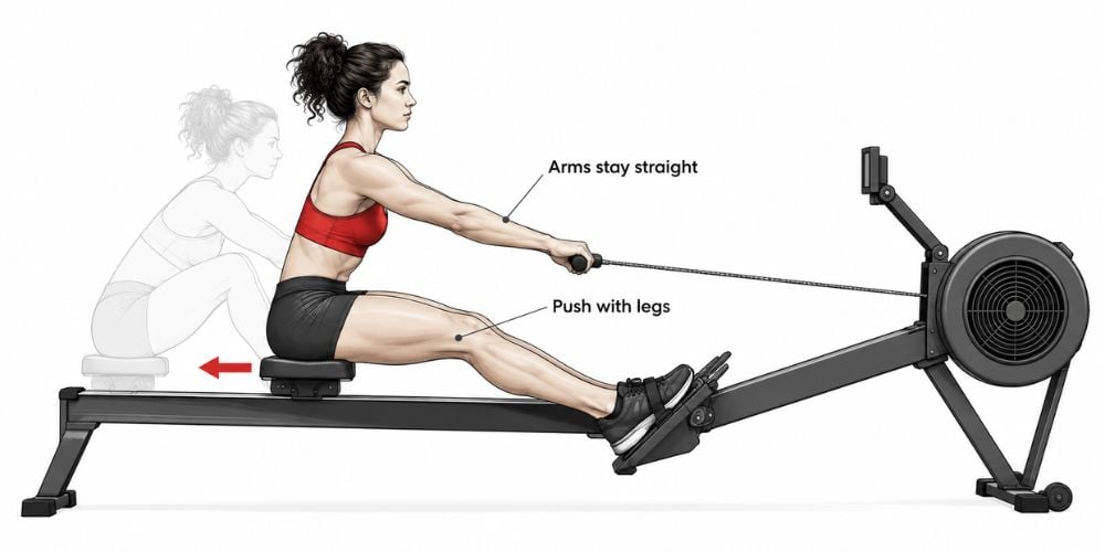 How To Use A Rowing Machine With Proper Form 4 How To Use A Rowing Machine With Proper Form 4