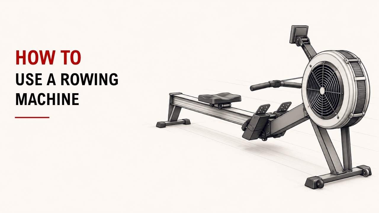How To Use A Rowing Machine 1